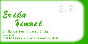 erika himmel business card